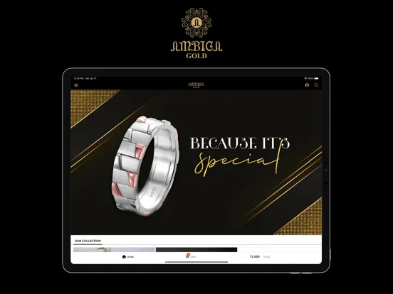 ภาพหน้าจอของ Ambica Gold iPad 