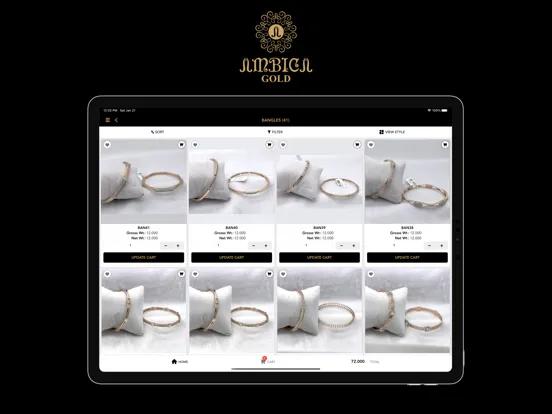 ภาพหน้าจอของ Ambica Gold iPad 
