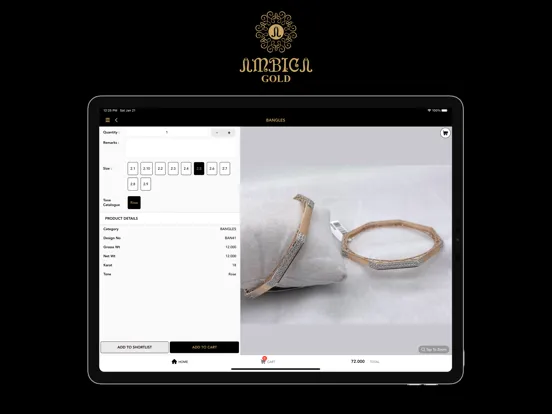 ภาพหน้าจอของ Ambica Gold iPad 