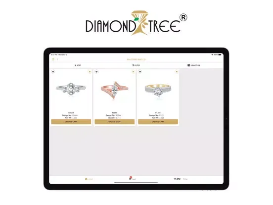 Capturas de tela do Diamondtree Jewels India iPad 