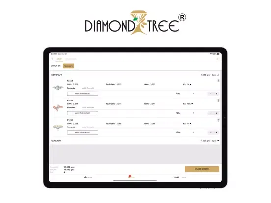 Capturas de tela do Diamondtree Jewels India iPad 