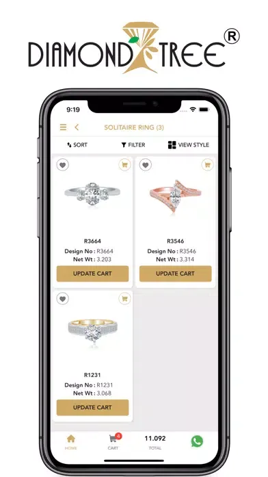 Capturas de tela do Diamondtree Jewels India