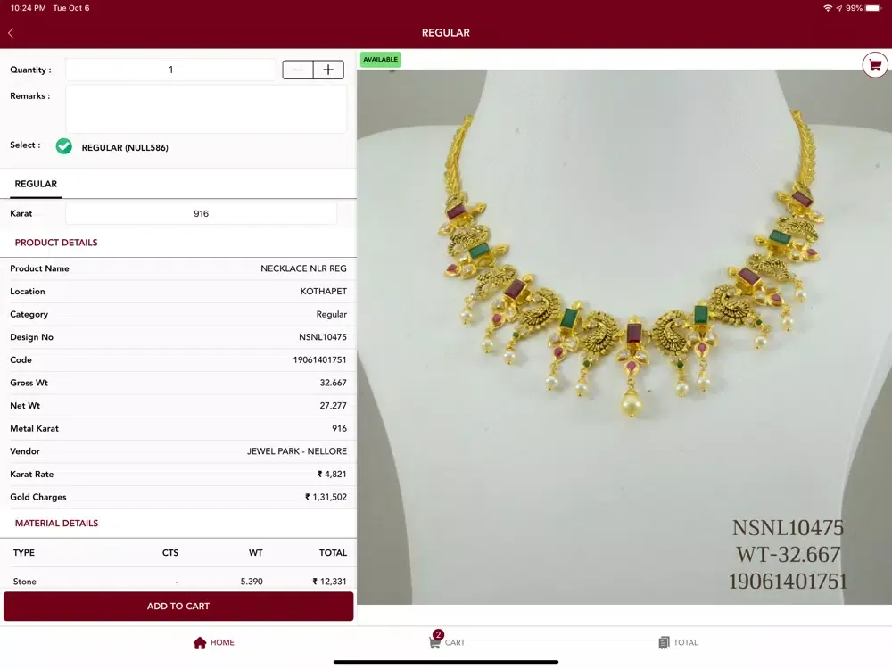 The Chennai Jewellers iPad  Ekran Görüntüleri