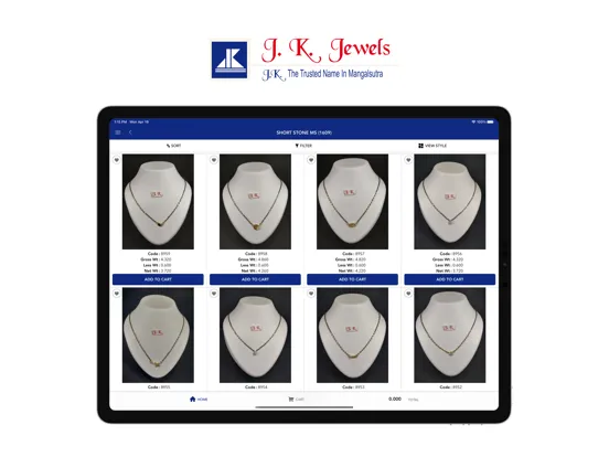 JK Jewels iPad  স্ক্রিনশট