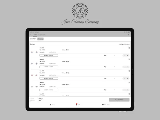 Screenshot di Jain Trading Company iPad 
