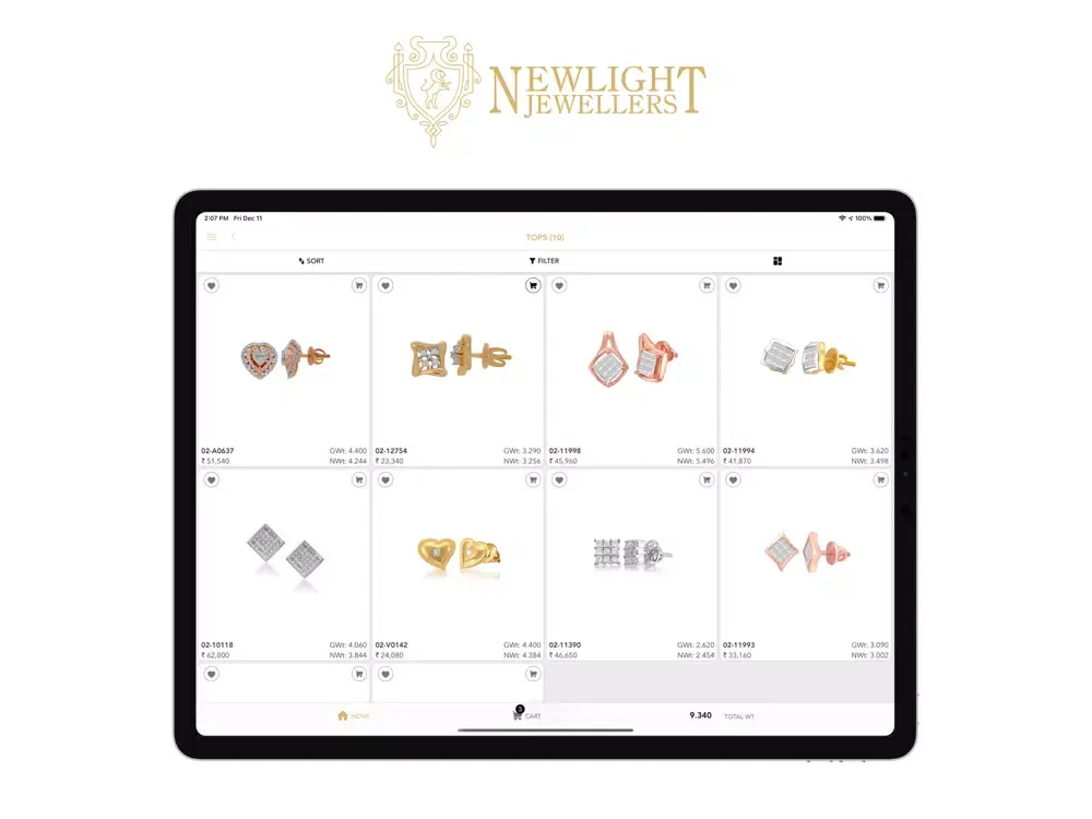 New Light Jewellers iPad 應用截圖