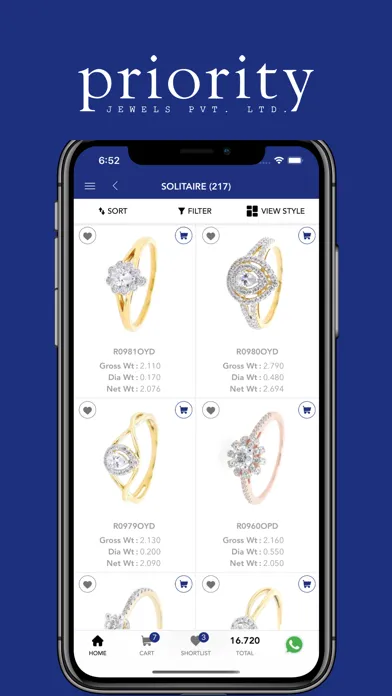 ภาพหน้าจอของ Priority Jewels