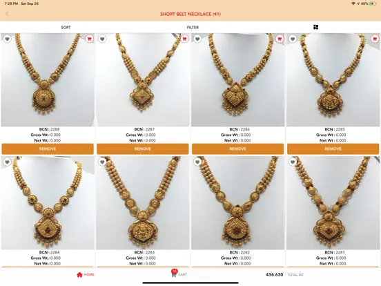 Ảnh chụp màn hình của Rakshika Jewels - Online iPad 