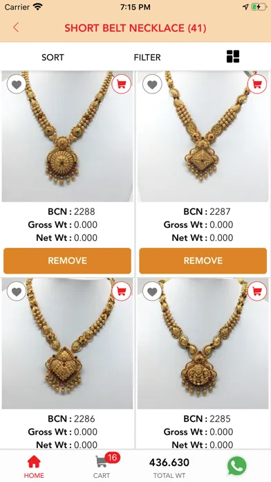 Ảnh chụp màn hình của Rakshika Jewels - Online