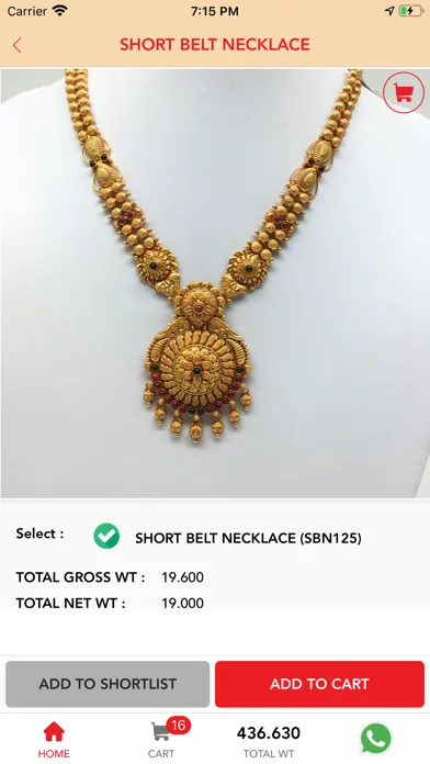 Ảnh chụp màn hình của Rakshika Jewels - Online