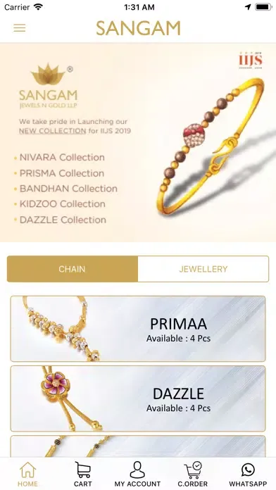 Capturas de pantalla de SANGAM JEWELS N GOLD LLP