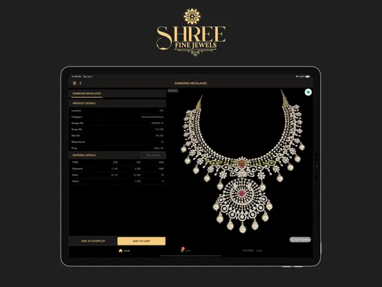 Screenshot di Shree Fine Jewels iPad 