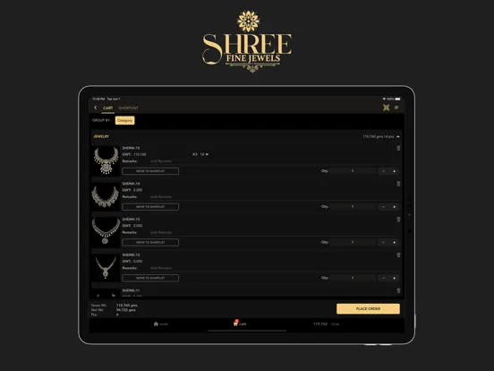 Screenshot di Shree Fine Jewels iPad 