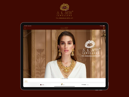 S.K. Seth Jewellers iPad  スクリーンショット
