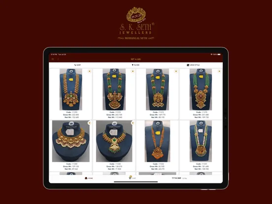 S.K. Seth Jewellers iPad 应用截图