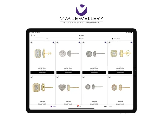 V M JEWELLERY iPad  Screenshots