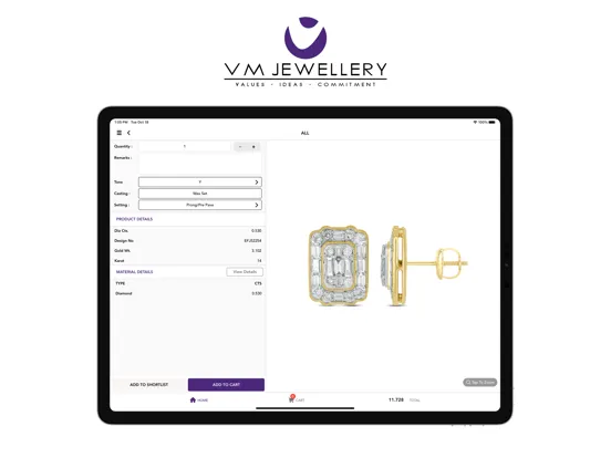 V M JEWELLERY iPad  Screenshots