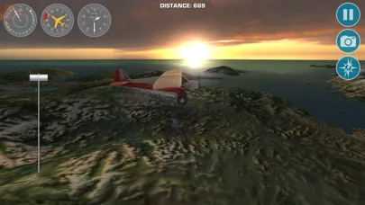 Capturas de tela do Airplane Fly Bush Pilot
