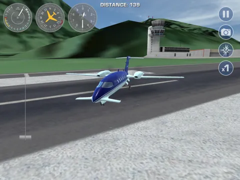 Airplane Fly the Swiss Alps Flight Simulator iPad  Screenshots