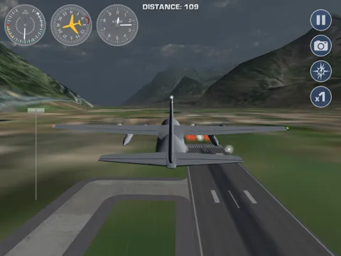Airplane Fly the Swiss Alps Flight Simulator iPad  Screenshots