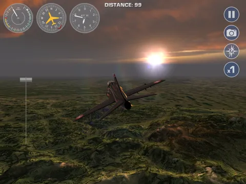 Airplane Fly the Swiss Alps Flight Simulator iPad  Screenshots