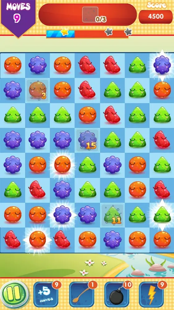 ภาพหน้าจอของ Jelly Blast 4u