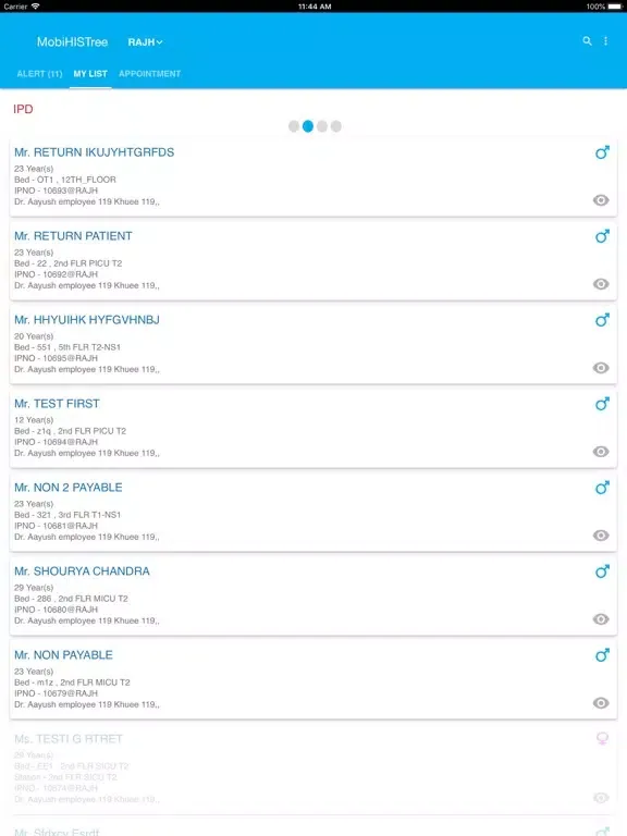 SPS Hospitals MobiHISTree iPad 应用截图
