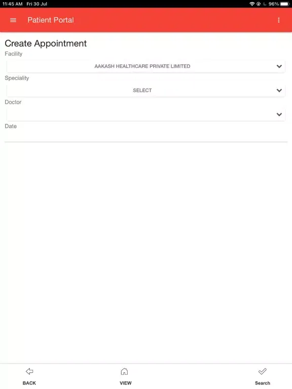 صور Sancheti Patient Portal iPad 