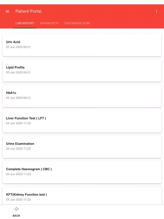 Patient Portal Rajagiri iPad  سکرین شاٹس