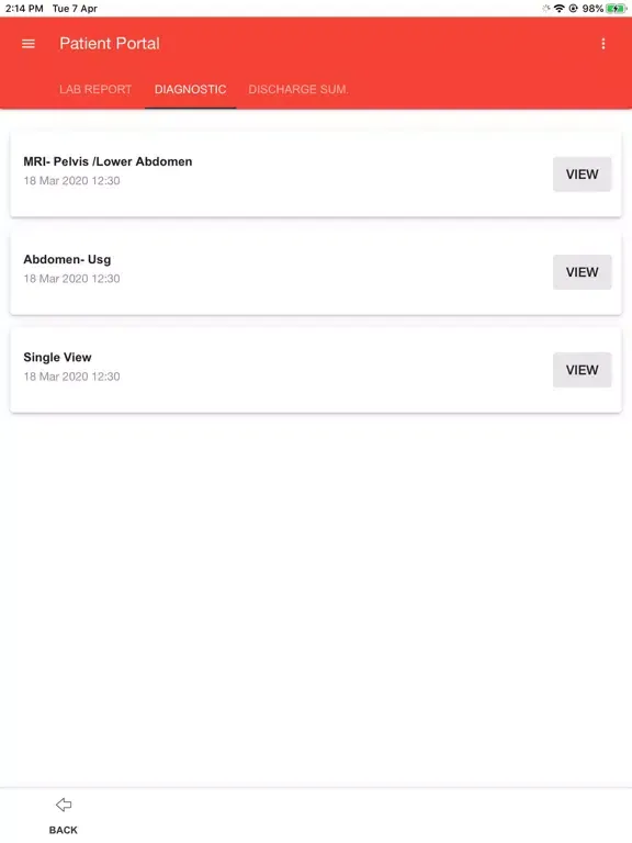 SPS Patient Portal iPad  स्क्रीनशॉट