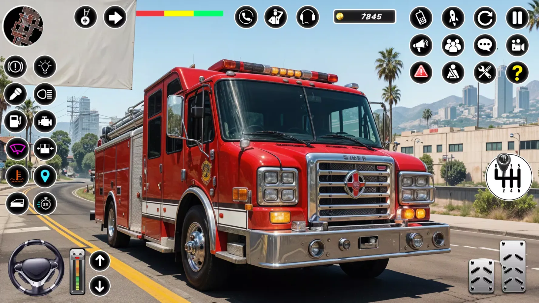 Fire Rescue Truck Driving Screenshots
