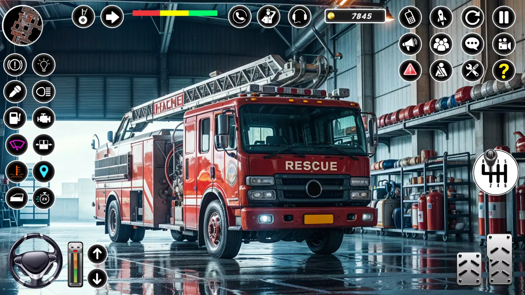 Fire Rescue Truck Driving Screenshots
