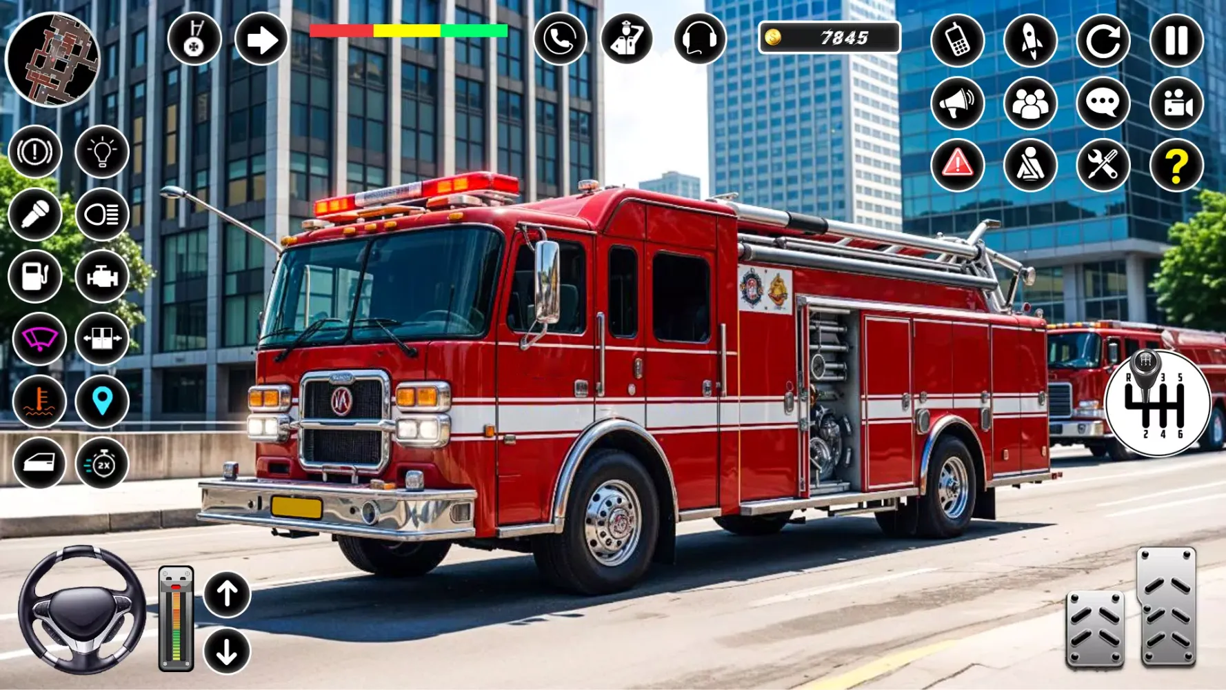Fire Rescue Truck Driving Screenshots