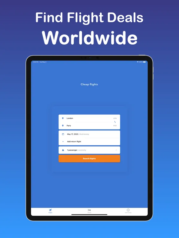 Capturas de pantalla de Cheap Flights App : TripBalaji iPad 