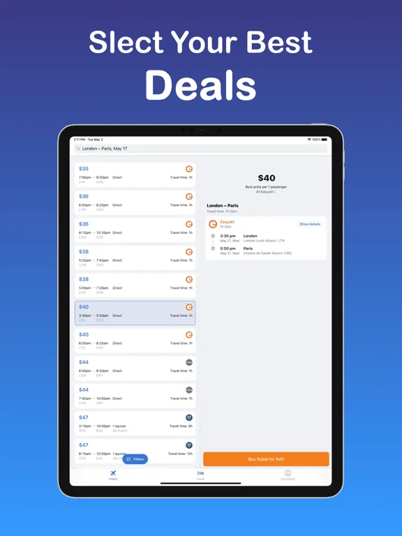 Capturas de pantalla de Cheap Flights App : TripBalaji iPad 