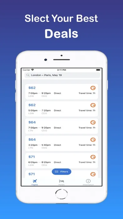 Capturas de pantalla de Cheap Flights App : TripBalaji
