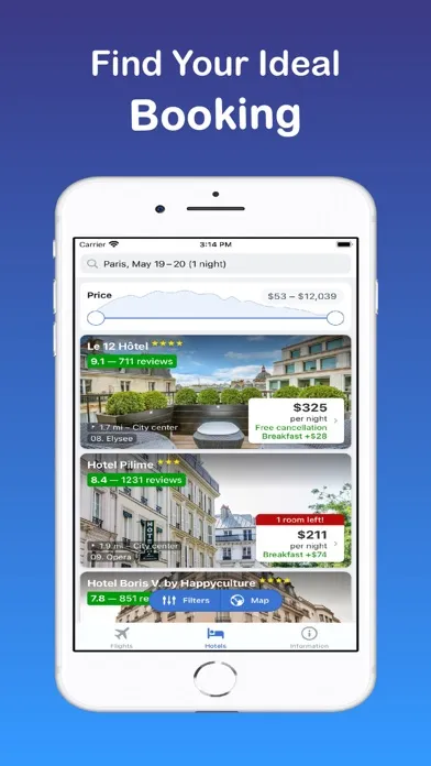 Capturas de pantalla de Cheap Flights App : TripBalaji
