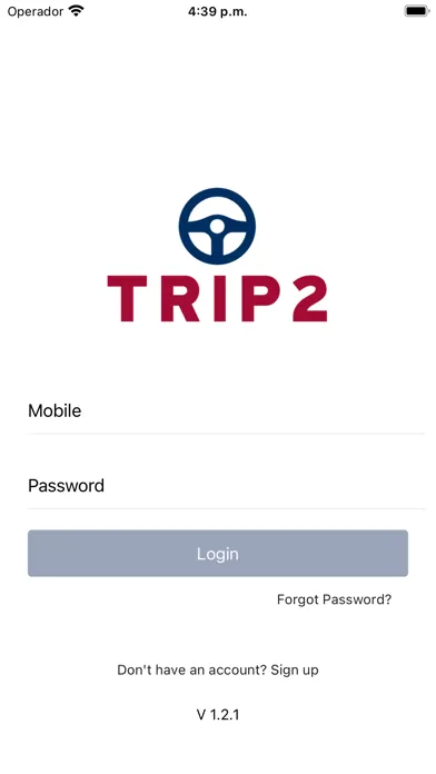 Trip2 Rider App Screenshots