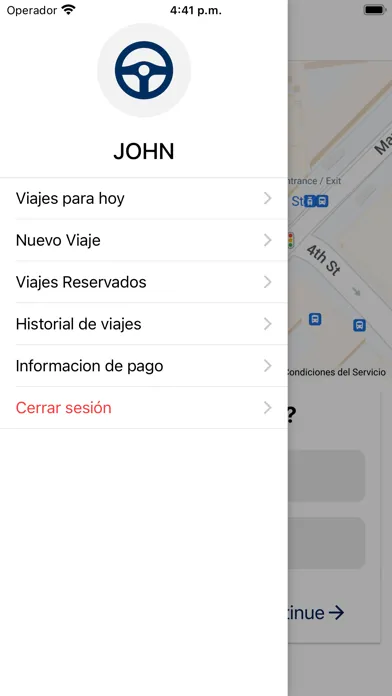 Trip2 Rider App Screenshots