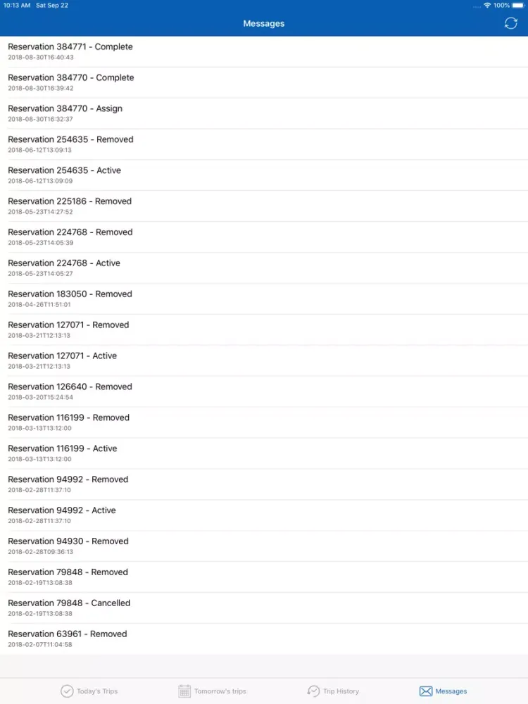 Trip2 - Providers iPad  Screenshots