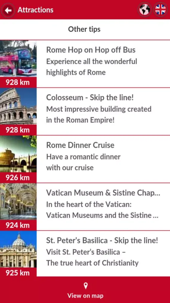 Zrzuty ekranu OM2Rome
