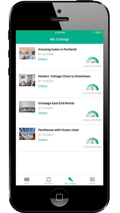 Screenshot di Vacation Rentals Owner App