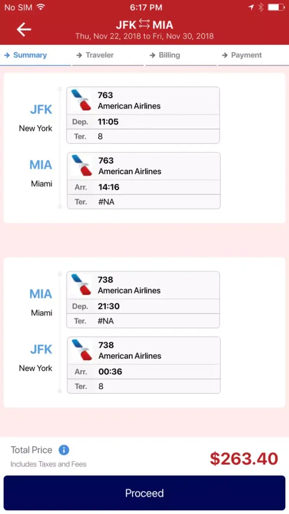 Ảnh chụp màn hình của BookOtrip: Flights & Vacations