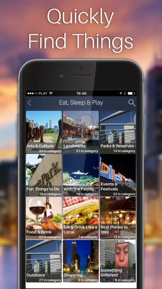 Capturas de tela do Chicago Travel by TripBucket