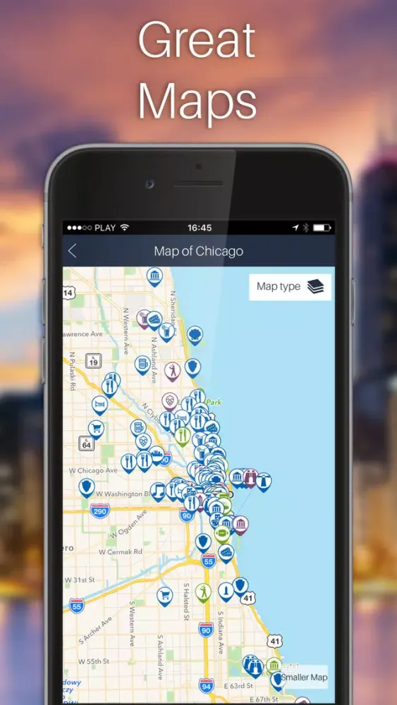 Capturas de tela do Chicago Travel by TripBucket