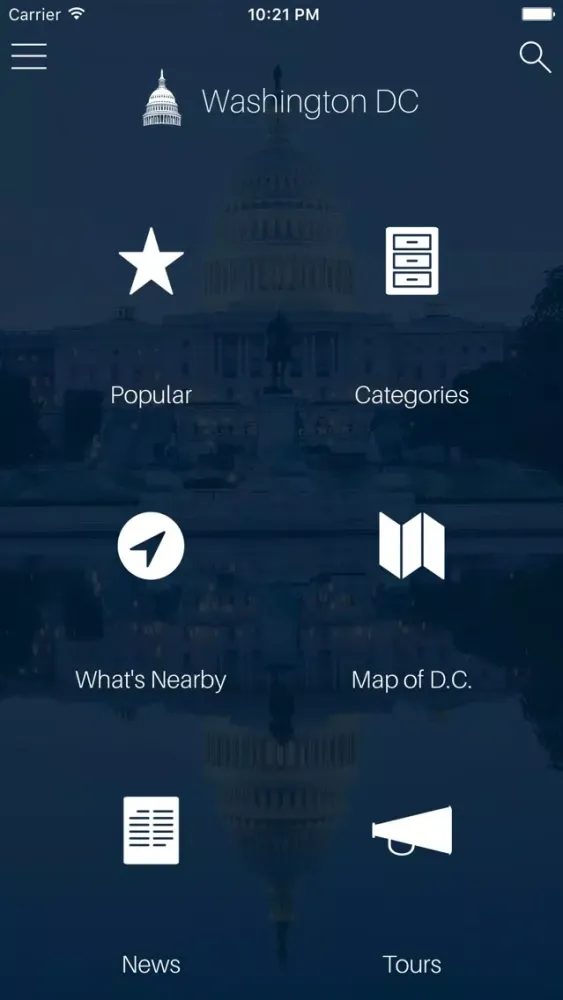 ภาพหน้าจอของ Washington D.C. by TripBucket