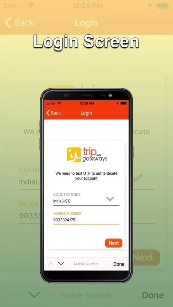 Capturas de tela do Trip Gateways