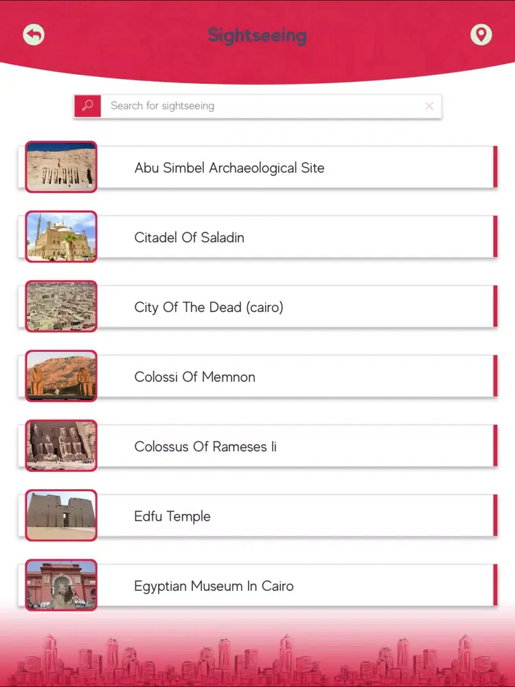 Zrzuty ekranu Egypt Travel Guide iPad 