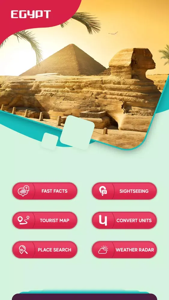 Zrzuty ekranu Egypt Travel Guide