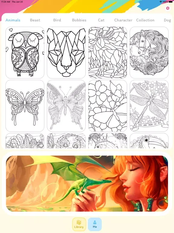 Screenshot di Paint By Number, Coloring Game iPad 